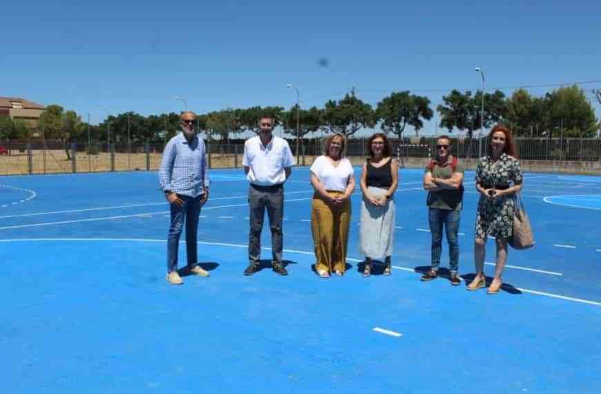 Construcción y reforma de pistas polideportivas en el CEIP ‘El Pradillo’ y ‘Clara Campoamor’ de Miguelturra con inversión de más de 66.000 euros