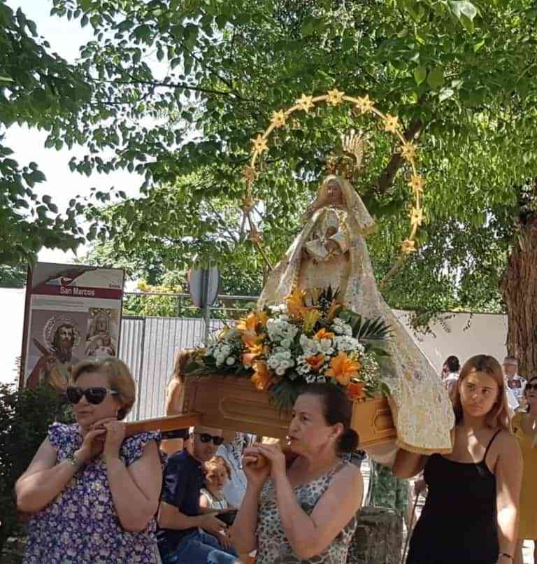 Luego de dos años la pedanía de Peralvillo celebró con varias actividades sus fiestas en honor a la Virgen Blanca 2022