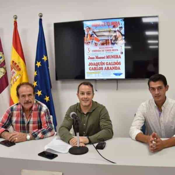 Corrida de toros mixta el 3 de septiembre en el marco de la Feria y Fiestas 2022 de Miguelturra en honor a la Virgen de la Estrella