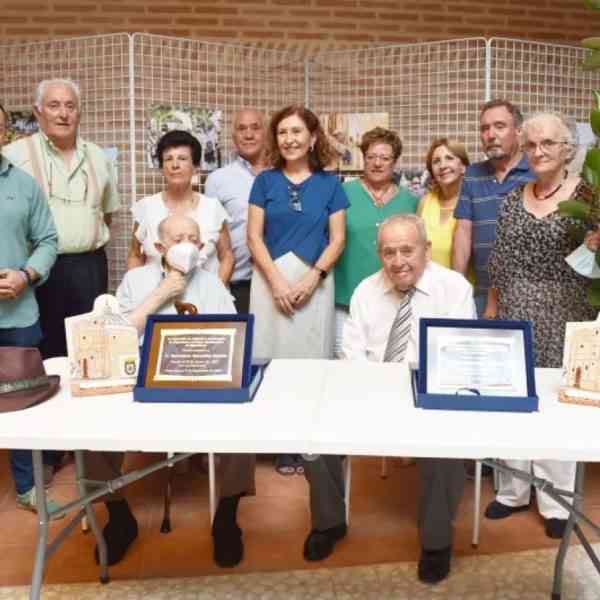 Miguelturra rindió homenaje a las personas de más edad de la localidad: Severiano González y José Rodrigo, ambos de 100 años de edad