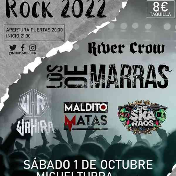 El festival «Muxismo Rock 2022″se celebrará el día 1 de octubre en el Centro de Exposiciones y Representaciones Escénicas (CERE) de Miguelturra