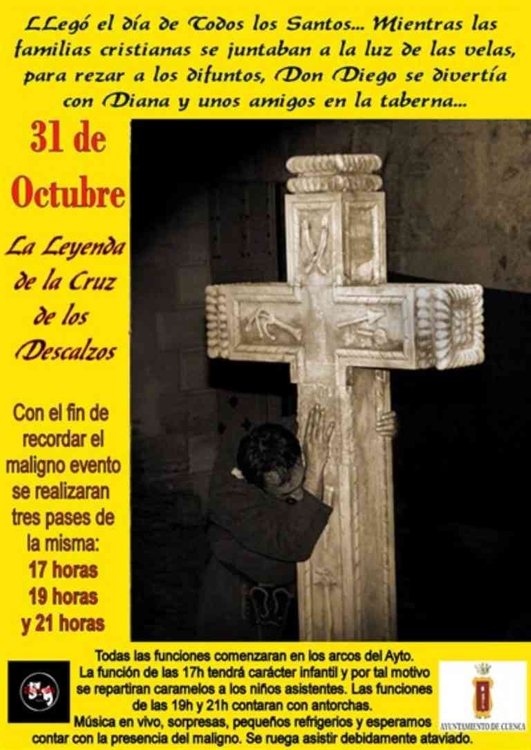 La Leyenda de la Cruz de los Descalzos se recreará en 3 funciones este 31 de octubre en Cuenca para toda la familia