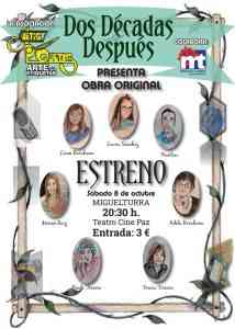 “Dos décadas después” llega el sábado 8 de octubre al Teatro Cine Paz de Miguelturra