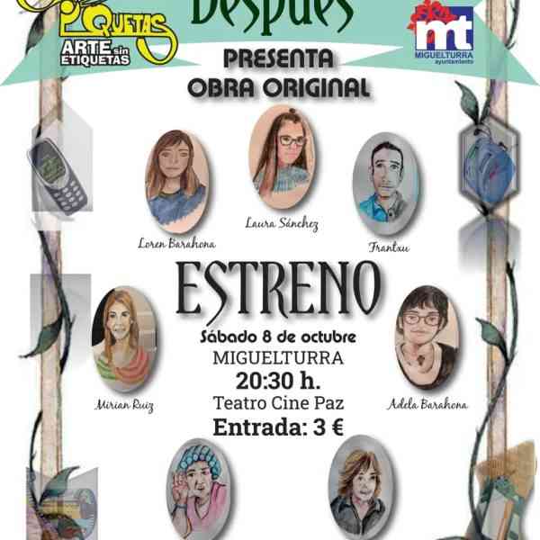 “Dos décadas después” llega el sábado 8 de octubre al Teatro Cine Paz de Miguelturra