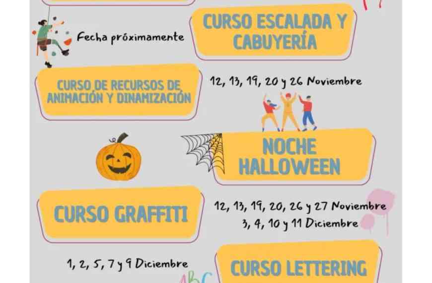 Variada e interesante programación para la juventud de Miguelturra en el último trimestre 2022