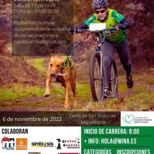 El Trofeo Mushing Miguelturra tendrá lugar el 6 de noviembre en la sierra de San Isidro y a beneficio de la AECC