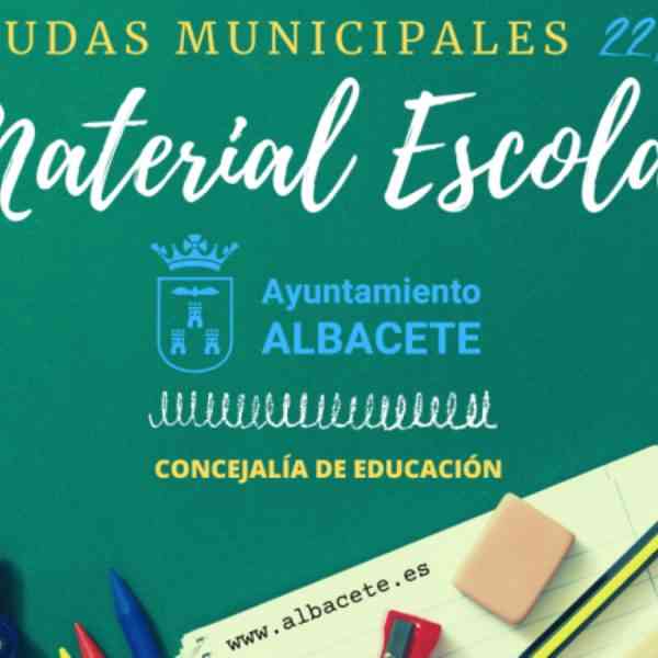 600 familias de Albacete serán beneficiadas con las ayudas del ayuntamiento para material escolar
