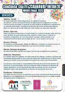 Bases del Concurso Cartel «Carnaval Infantil» de Miguelturra 2023