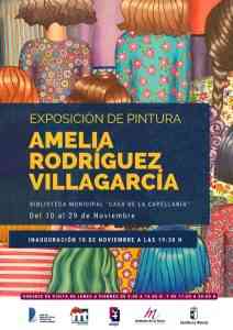 Exposición pictórica “Femenino y Plural” de Amelia Rodríguez Villagarcía en la Biblioteca “Casa de la Capellanía” de Miguelturra del 10 al 29 de noviembre