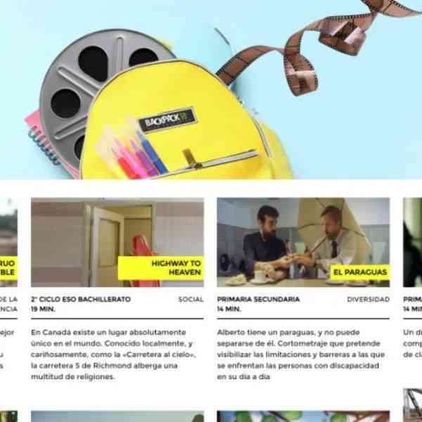 La plataforma digital Backpack de cine educativo y social para el profesorado y alumnado de los centros públicos de Miguelturra
