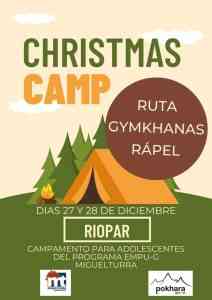Campamento multiaventura el 27 y 28 de diciembre en Riopar para adolescentes del programa Empu-g de Miguelturra