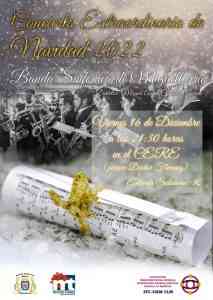 Concierto Extraordinario de Navidad de la Banda Sinfónica de Música de Miguelturra este viernes 16 de diciembre en el CERE