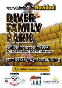 Diver Family Park en el CERE de Miguelturra del 3 al 8 de enero para el disfrute de todas las familias