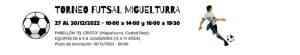 Torneo de FutSal del 27 al 30 de diciembre en el Pabellón de Deportes “El Cristo” de Miguelturra