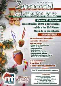 La IV «Zambomba navideña»  de Miguelturra tendrá lugar el  viernes 23 de diciembre con una chocolatada al final del recorrido