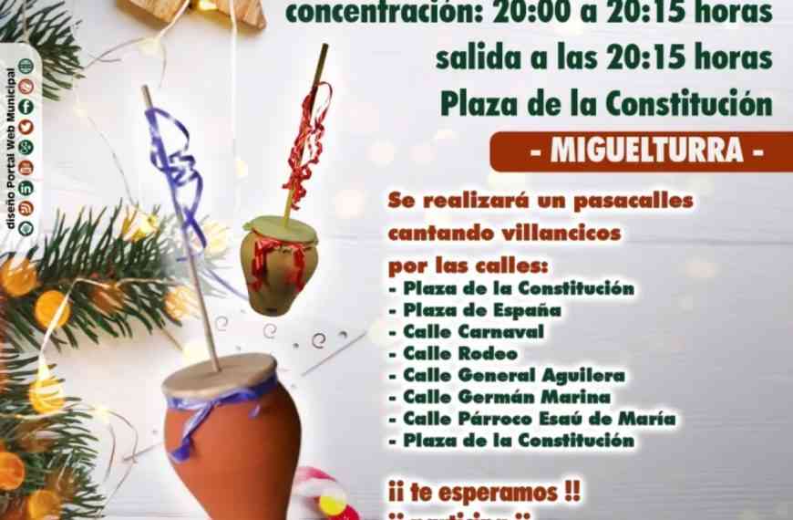 La IV «Zambomba navideña»  de Miguelturra tendrá lugar el  viernes 23 de diciembre con una chocolatada al final del recorrido
