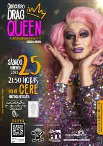 VII Concurso de Drag Queen del Carnaval de Miguelturra 2023 tiene abierta la inscripción hasta el 24 de febrero