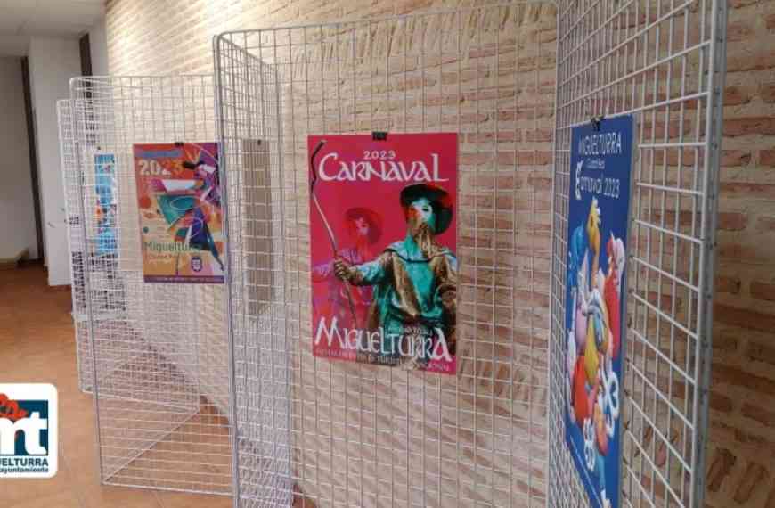 Exposición de carteles que optan a ser el anunciador oficial del Carnaval de Miguelturra de 2023 en “Casa de la Capellanía” hasta el 30 de enero