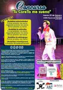 Concurso de playbacks “Tu Careta Me Suena” el 23 de febrero en el CERE de Miguelturra ¡consulta las bases y participa!