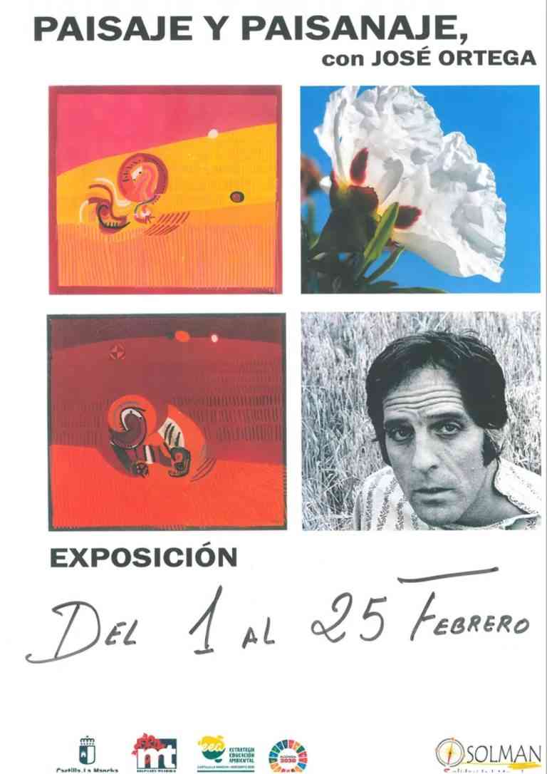 Exposición «Paisaje y paisanaje» del artista José Ortega en la Biblioteca «Casa de la Capellanía» de Miguelturra hasta el 25 de febrero