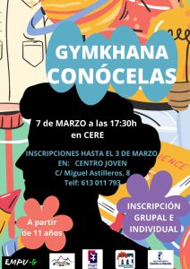 Gymkhana “Conócelas” por el Día Internacional de la Mujer se celebrará el 7 de marzo en el CERE de Miguelturra
