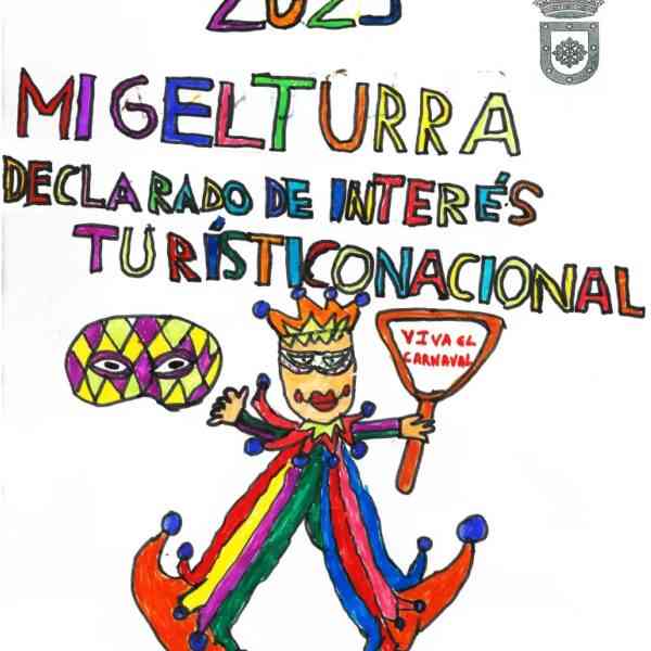 Mario Vidal es el ganador  de la 1a edición del Concurso de Cartel del Carnaval Infantil de Miguelturra