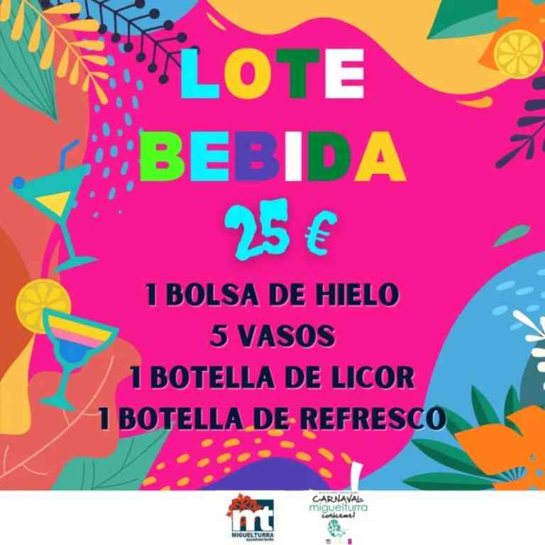 Estos son los  precios establecidos durante el Carnaval de Miguelturra 2023 en la barra dentro del CERE