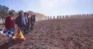 Caballero asistió  a la prueba puntuable del Campeonato nacional de Cross Country celebrada ayer en Cózar