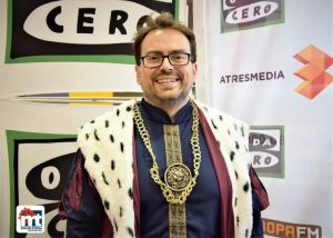 Javier Ruiz Martínez  jefe de informativos de Onda Cero en CLM anunciado como el pregonero del Carnaval de Miguelturra 2024