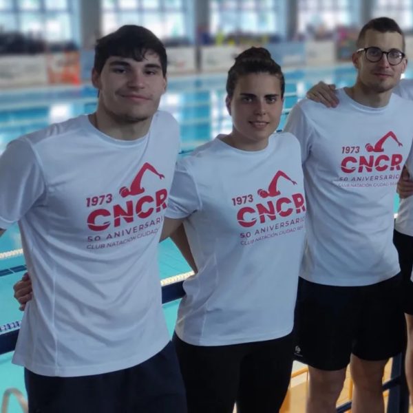 Los nadadores de Miguelturra Javier Rivas, Cristina Rivas y Ricardo Palmero con exitosa participación en el Campeonato de Andalucía
