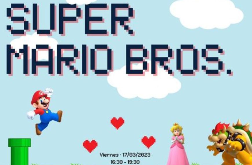 El famoso juego de Super Mario Bros mañana en las Salas de Ocio de Miguelturra de 16:30 a 19:30 horas