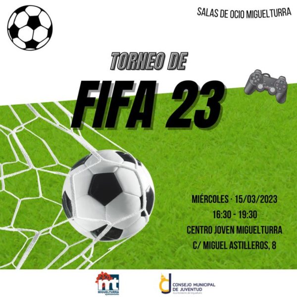Torneíto de  FIFA 23 mañana, 15 de marzo, en las Salas de Ocio del Centro Joven de Miguelturra