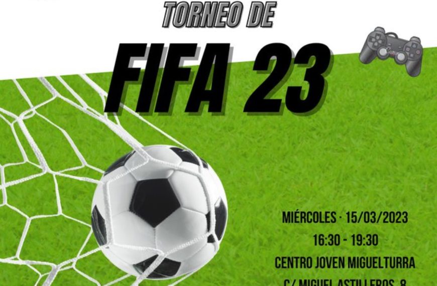 Torneíto de  FIFA 23 mañana, 15 de marzo, en las Salas de Ocio del Centro Joven de Miguelturra