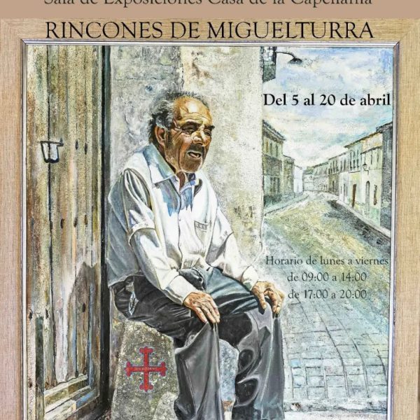 Exposición pictórica de José Nieto “Rincones de Miguelturra” en la Biblioteca Municipal “Casa de la Capellanía” hasta el 20 de abril