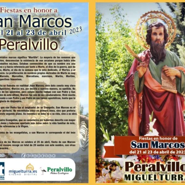 Fiestas en honor a San Marcos del 21 al 23 de abril patrón de la aldea ecológica de  Peralvillo (Miguelturra)