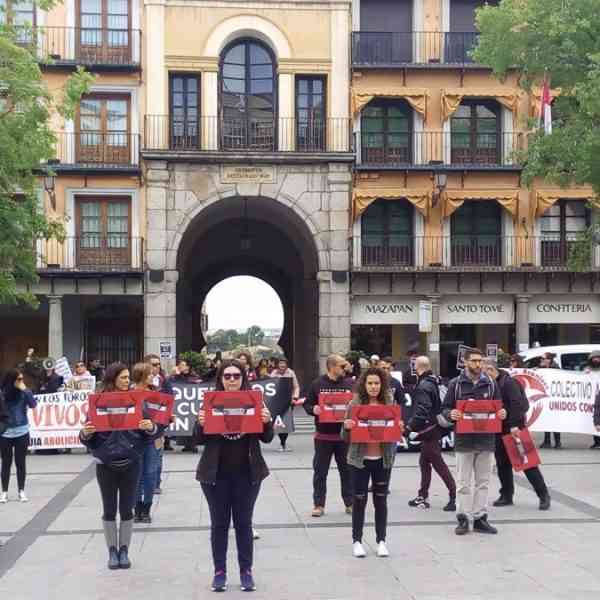 Manifestación convocada por la Coordinadora Antitaurina de Castilla-La Mancha el 14 de mayo en Cuenca.