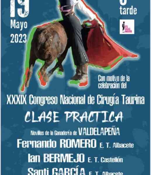 Clase práctica de alumnos de Escuelas Taurinas de Albacete el 19 de mayo