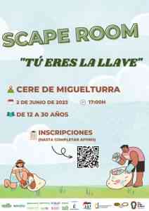 El 2 de junio se celebra el escape room “Tú eres la llave” con inscripciones gratuitas en el CERE de Miguelturra