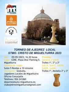 Torneo de Ajedrez local Santísimo Cristo de la Misericordia el 5 de mayo en Miguelturra
