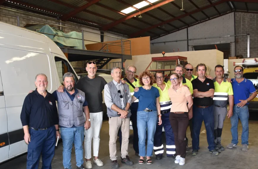 Laura Arriaga se despida de los trabajadores y trabajadoras del área de Servicios Generales