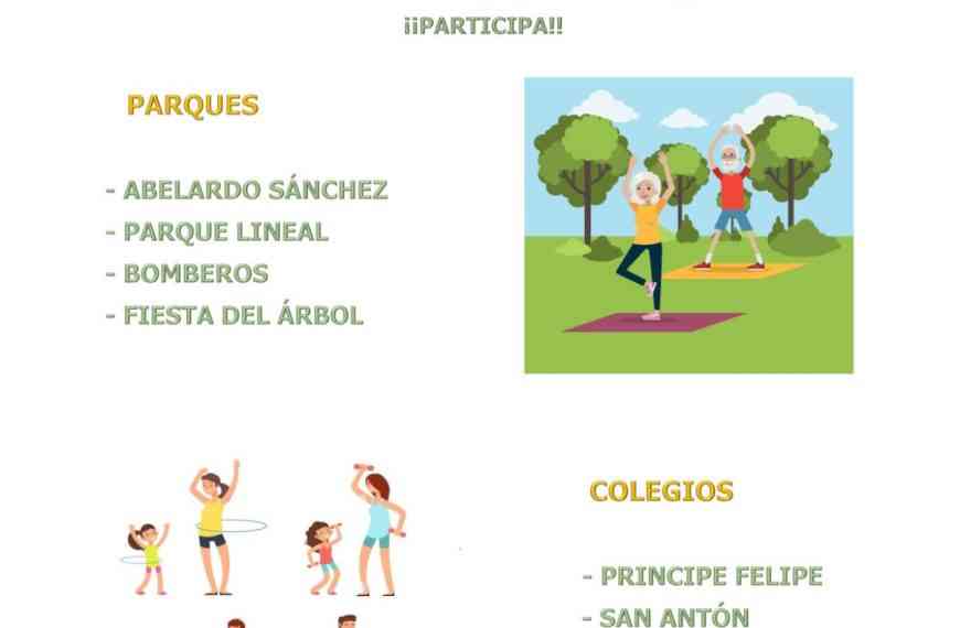 “Deporte en Verano” desde el 14 de junio hasta el 30 de agosto en 4 parques y 4 patios de colegios de Albacete ¡participa!