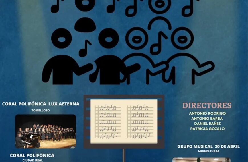 I  Encuentro Coral gratuito en la Casa de la Cultura de Miguelturra el 25 de junio