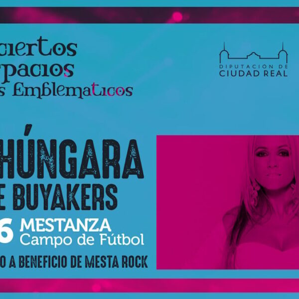 La Húngara + The Buyakers en el campo de fútbol de Mestanza este 23 de junio a beneficio de Mesta Rock