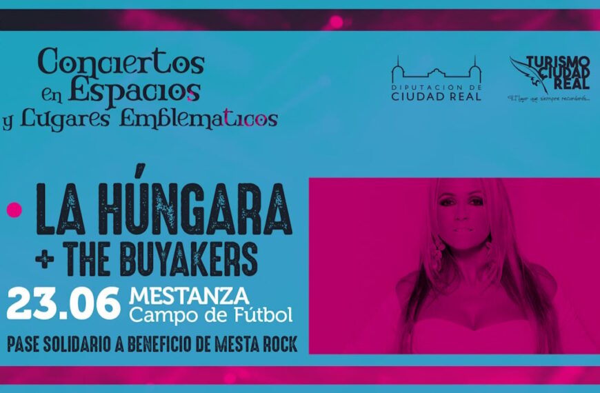 La Húngara + The Buyakers en el campo de fútbol de Mestanza este 23 de junio a beneficio de Mesta Rock
