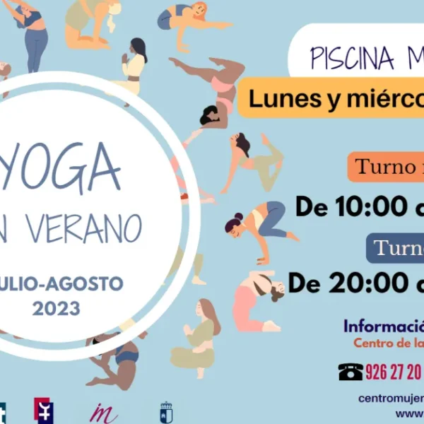 Abierto el plazo de inscripción para los talleres de yoga veraniegos 2023 en Miguelturra