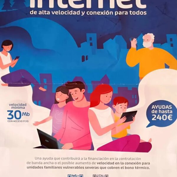 «Bono Social de Conectividad Digital: Internet de alta velocidad y conexión para todos» amplia plazo de solicitudes al 31 de agosto