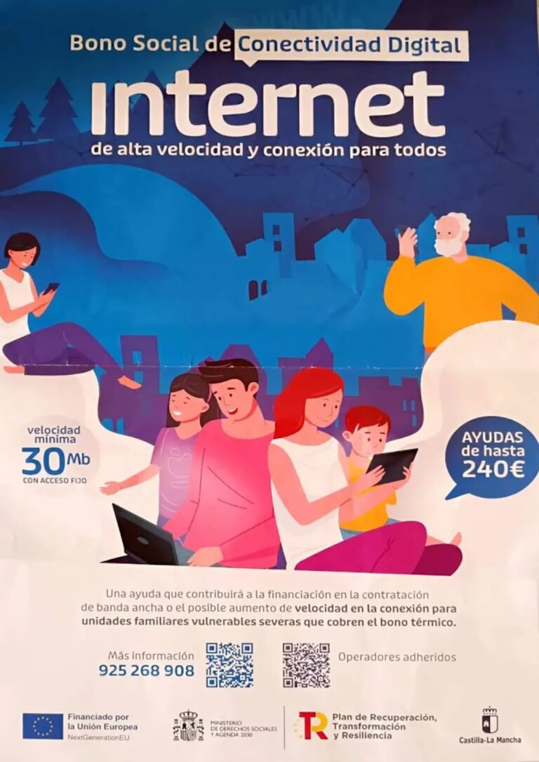 «Bono Social de Conectividad Digital: Internet de alta velocidad y conexión para todos» amplia plazo de solicitudes al 31 de agosto