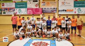 Concluyó el campus de verano de fútbol sala para niños de 6 a 14 años en el Pabellón Municipal Ernesto Arévalo de Miguelturra