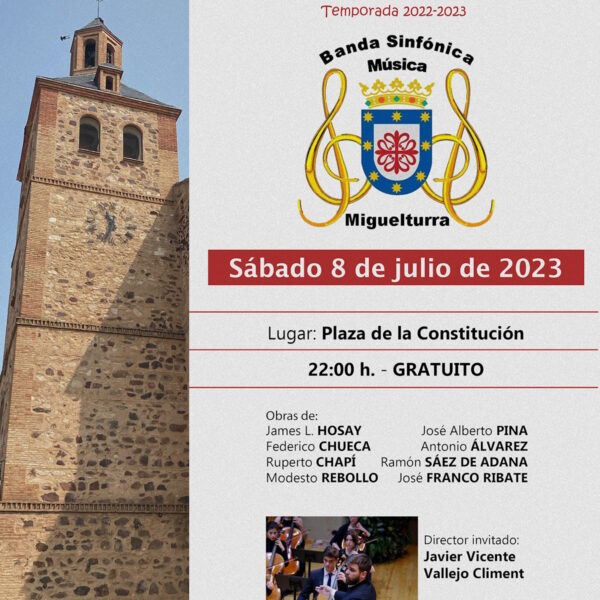 Concierto gratuito Solsticio de Verano este 8 de julio en la Plaza de la Constitución de Miguelturra