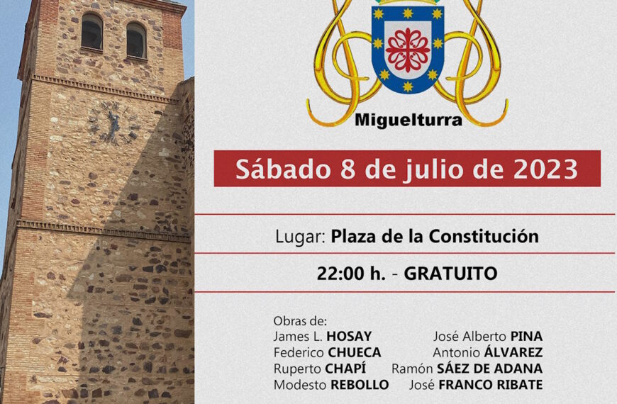 Concierto gratuito Solsticio de Verano este 8 de julio en la Plaza de la Constitución de Miguelturra